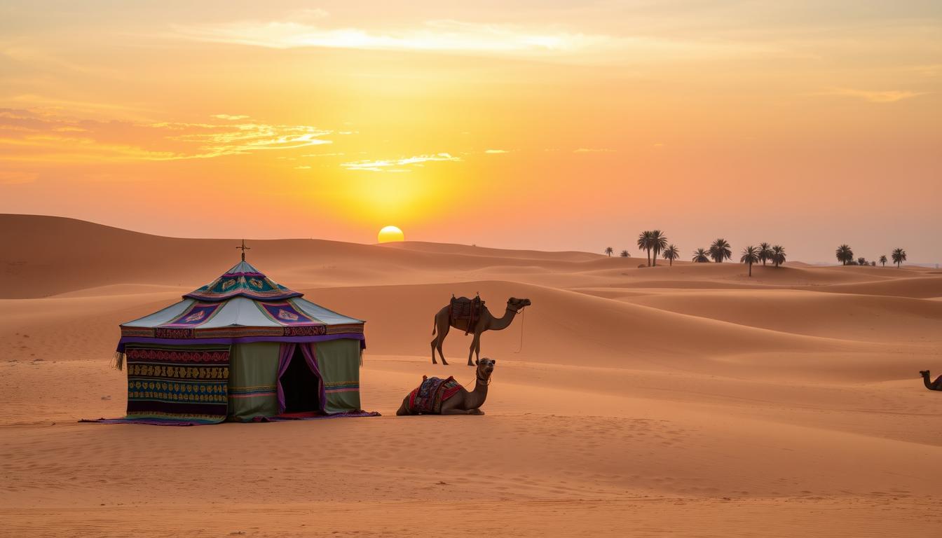 Camel rides Bedouin camp