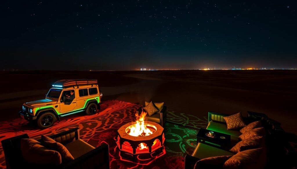 VIP night safaris Dubai, private nightlife experiences, exclusive desert