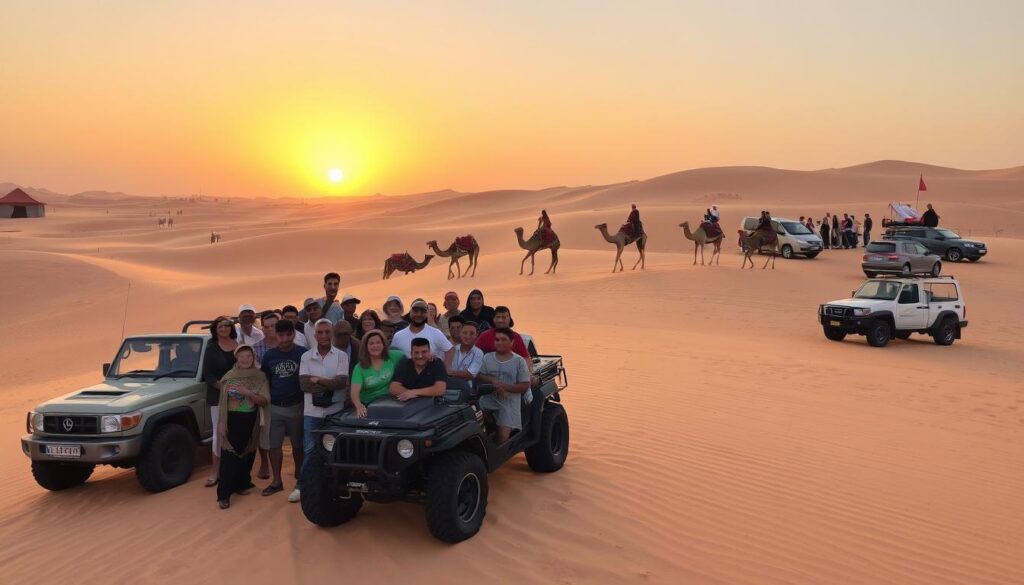 group desert safaris Al Barsha, event planning desert tours, community outings